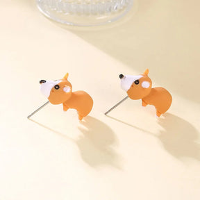 Animal Shaped Bite Earrings Funny Gifts