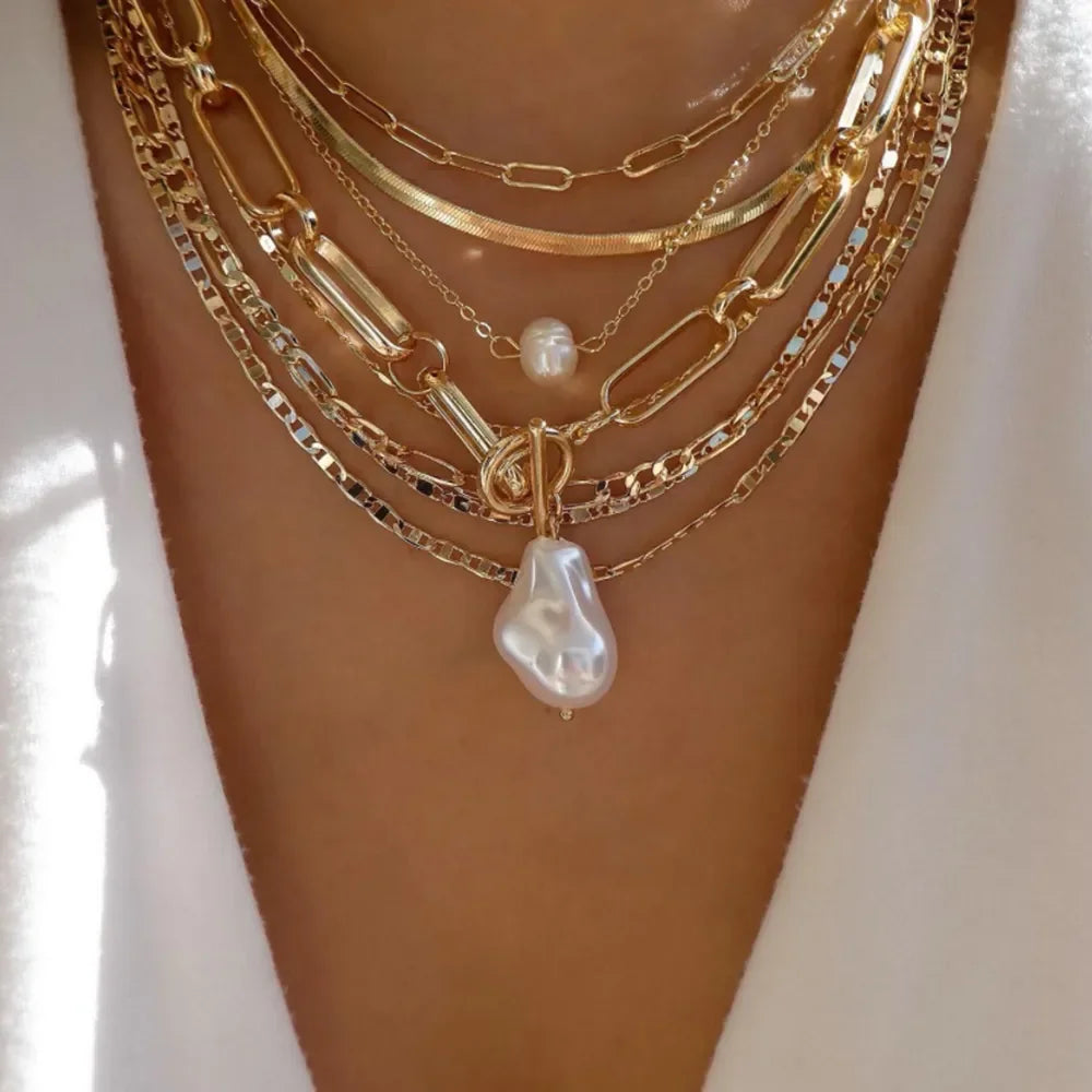 Boho Crystal Pendant Multilayer Necklace - Trend and Style for Modern Women